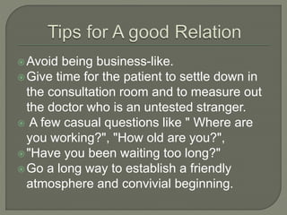 Doctor Patient Relationship