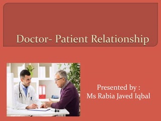 Presented by :
Ms Rabia Javed Iqbal
 