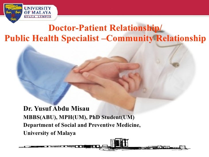 Free essay on doctor patient relationship