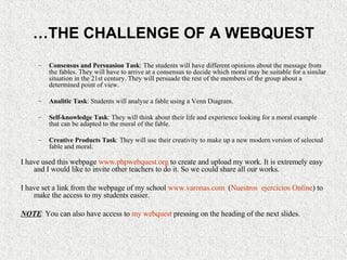 Aesop Webquest | PPS