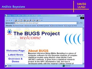 DMCEG
Análisis Bayesiano   ULPGC
 