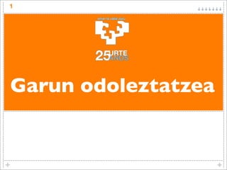 Garun odoleztatzea