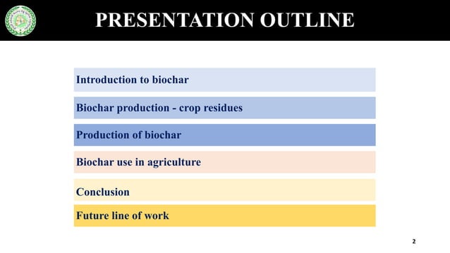 Biochar and its application in agriculture | PPT | Agriculture | Industries