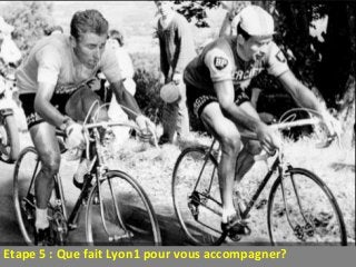 Etape 5 : Que fait Lyon1 pour vous accompagner?
 