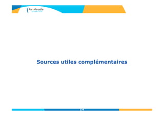 Sources utiles complémentaires
134
 