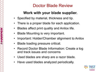 Blade Inspection Instructions.pdf Doctor Blade Metering | PPTX