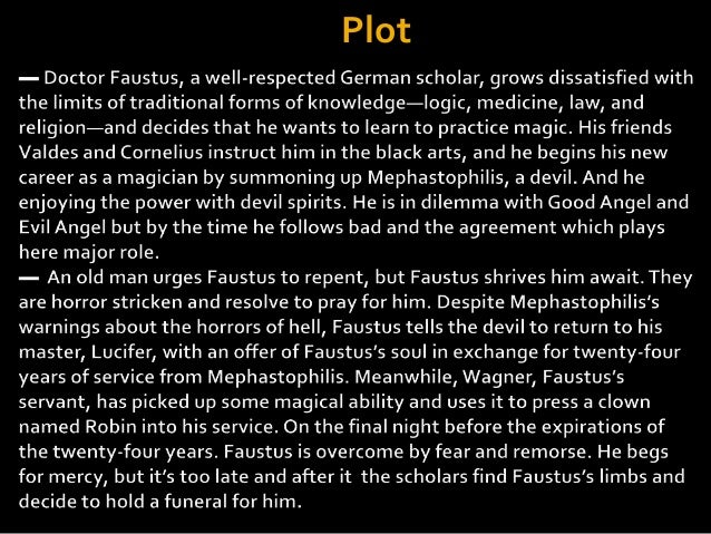 Doctor faustus essay questions