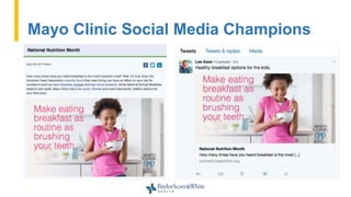 Mayo Clinic Social Media Champions
 