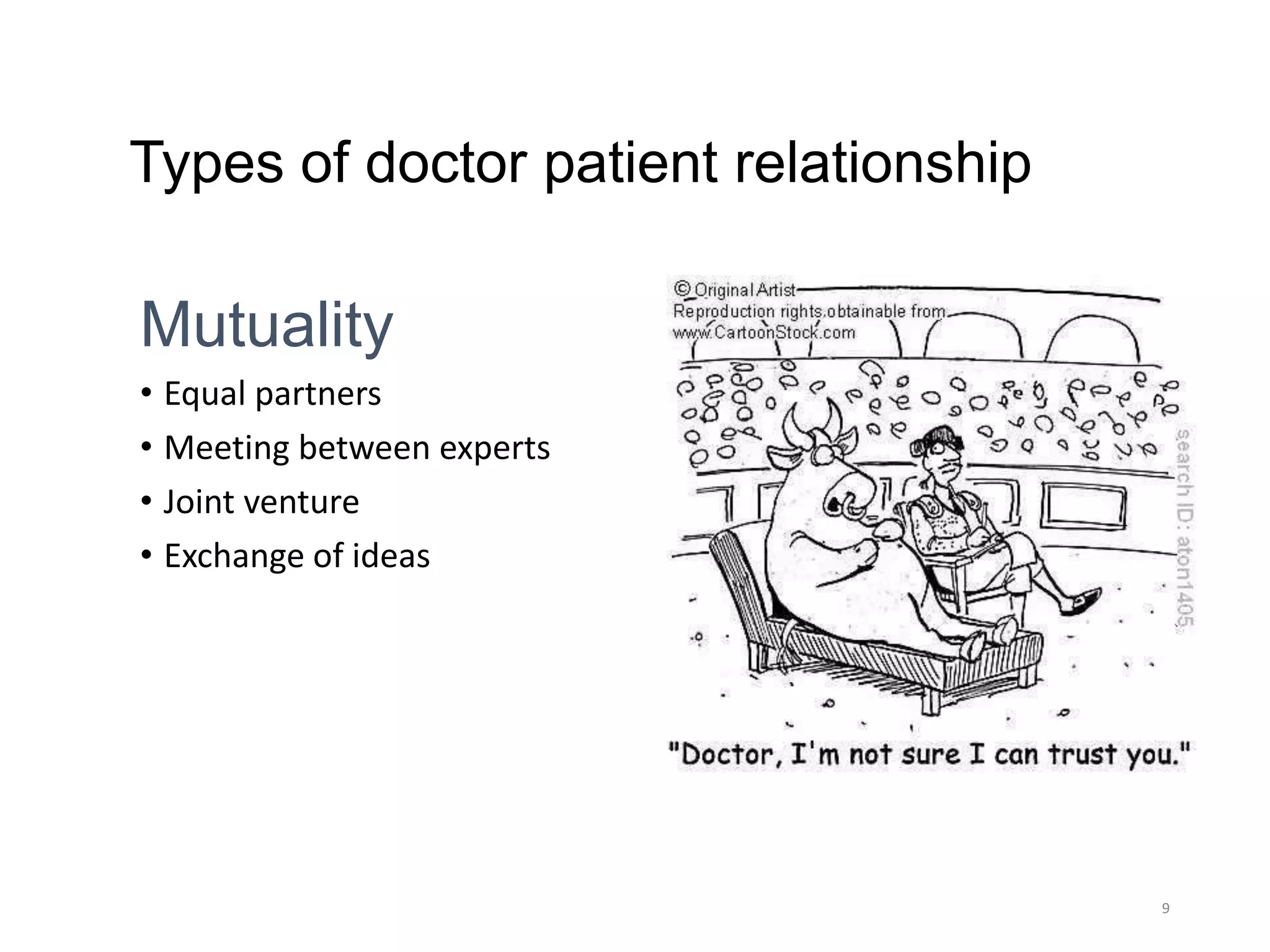 Doctor patient relationship | PPTX