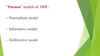 Paternalistic Model Example Doctor patient relationship | PPTX
