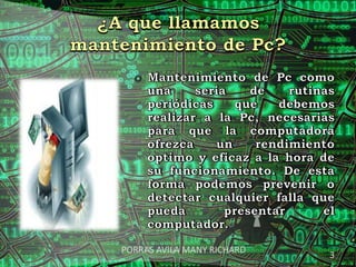 PORRAS AVILA MANY RICHARD
3
 