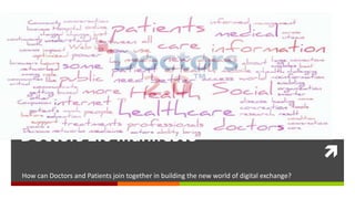 Doctors 2.0 Manifesto
                                                                                            
How can Doctors and Patients join together in building the new world of digital exchange?
 
