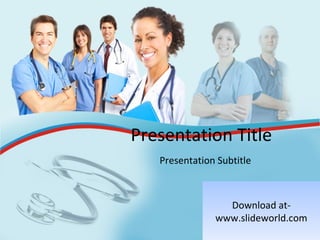 Presentation Title Presentation Subtitle Download at- www.slideworld.com 