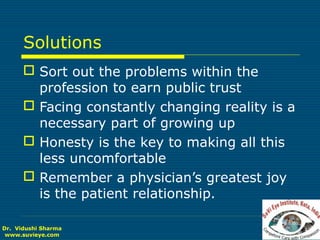 Doctors Today: Happy or Unhappy Doctors Day Presentation by Dr Vidushi ...