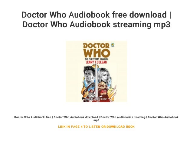 doctor who audio books free mp3 download