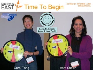 Time To Begin Carol Tong Asra Sheikh 