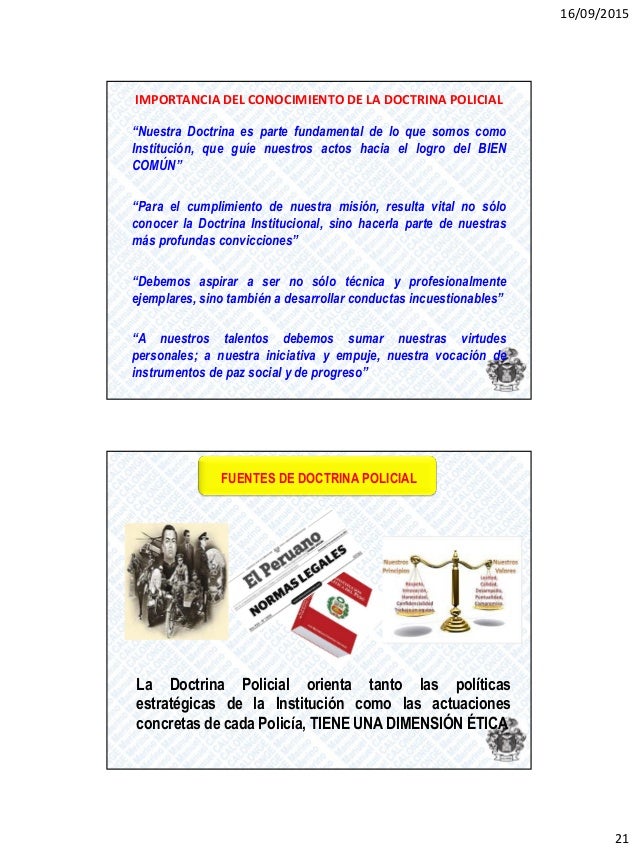 DOCTRINA POLICIAL