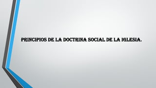Principios y Valores de la Doctrina Social de la Iglesia en el Trabajo ...