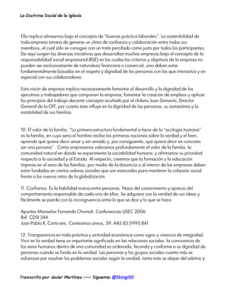 Doctrina social de la iglesia y sus principios | PDF