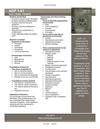 Doctrine smartbook | PDF