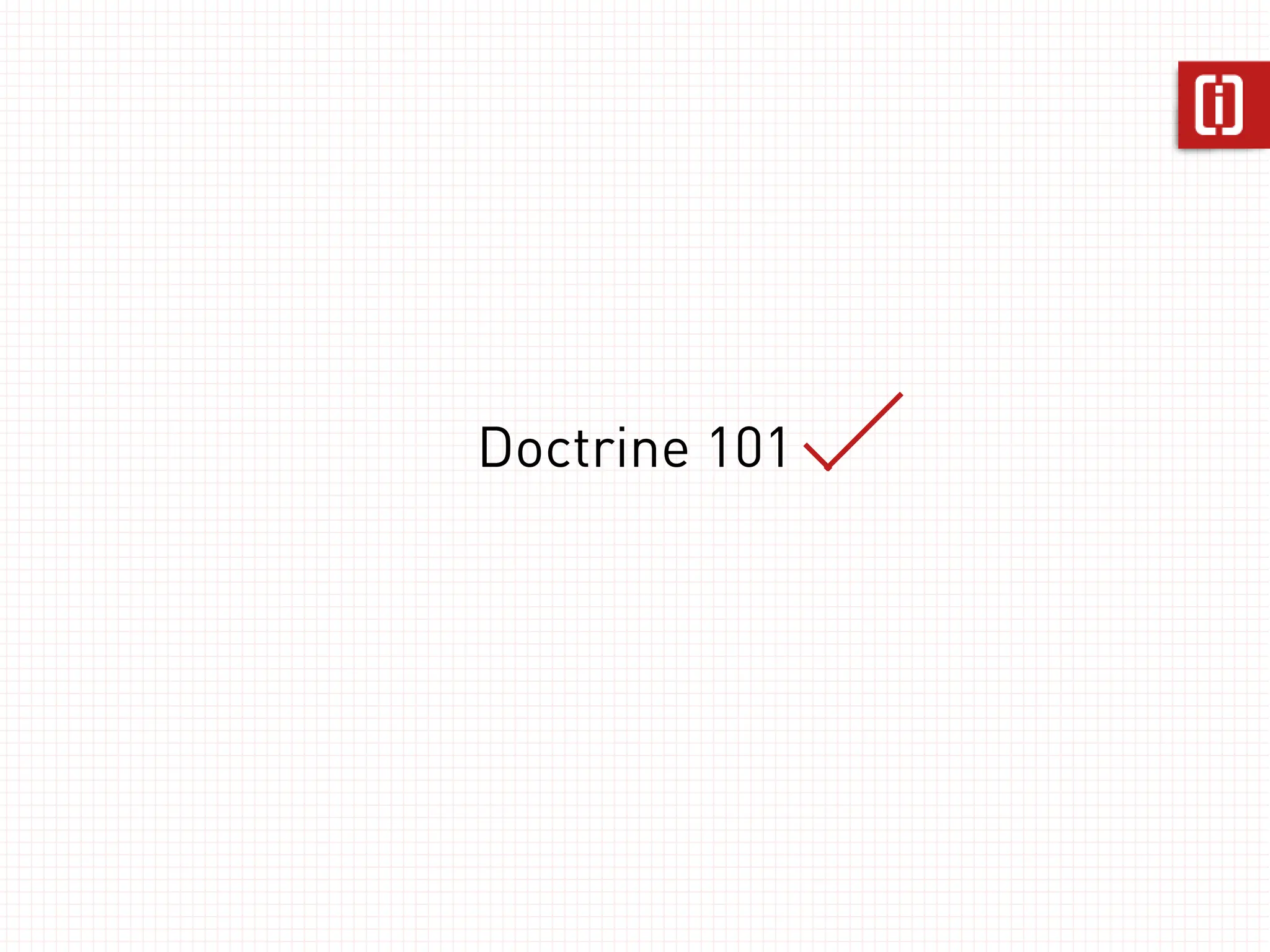 Doctrine 101
 