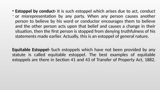 Doctrine of Estoppel under the indian law.pptx