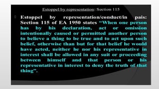 Doctrine of Estoppel under the indian law.pptx