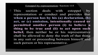 Doctrine of Estoppel under the indian law.pptx