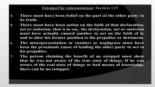 Doctrine of Estoppel under the indian law.pptx