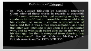 Doctrine of Estoppel under the indian law.pptx