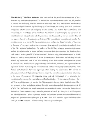 Doctrine of necessity and its applications by nepalese sc.a brief look ...
