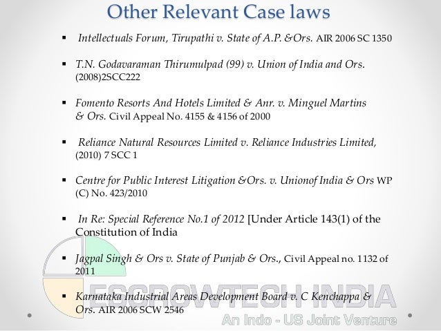 Doctrine of public trust in enviromental law