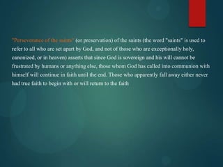 Doctrines that divide: The Spirit of Calvinism and Arminianism | PPTX