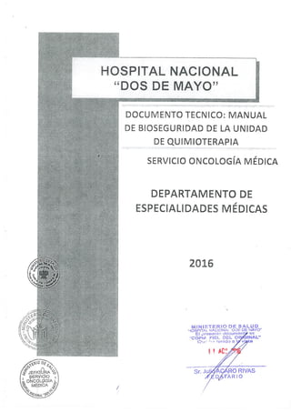 Doct tec manual-bioseguridad_quimioterapia