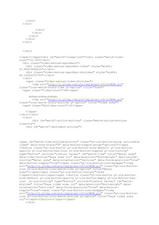 </div>
</div>
</div>
</div>
</div>
</div>
</div>
</div>
</span></span><div id="watch7-views-info"><div class="watch-view-
count">21.933</div>
<div class="video-extras-sparkbars">
<div class="video-extras-sparkbar-likes" style="width:
57.8947368421%"></div>
<div class="video-extras-sparkbar-dislikes" style="width:
42.1052631579%"></div>
</div>
<span class="video-extras-likes-dislikes">
<img src="http://s.ytimg.com/yts/img/pixel-vfl3z5WfW.gif"
class="icon-watch-stats-like yt-sprite" title="Suka">
<span class="likes-count">44</span>
&nbsp;&nbsp;&nbsp;
<img src="http://s.ytimg.com/yts/img/pixel-vfl3z5WfW.gif"
class="icon-watch-stats-dislike yt-sprite" title="Tidak suka">
<span class="dislikes-count">32</span>
</span>
</div></div>
</div>
<div id="watch7-action-buttons" class="watch-action-buttons
clearfix">
<div id="watch7-sentiment-actions">
<span id="watch-like-dislike-buttons" class="yt-uix-button-group actionable
liked" data-vote-state="0" data-button-toggle-group="optional"><span
><button class="yt-uix-button yt-uix-button-size-default yt-uix-button-
opacity yt-uix-button-has-icon yt-uix-button-toggled yt-uix-tooltip"
type="button" onclick=";return false;" id="watch-like" title="Batal suka"
data-like-tooltip="Saya suka ini" data-position="bottomright" data-unlike-
tooltip="Batal suka" data-orientation="vertical" data-force-position="true"
data-button-toggle="true"><span class="yt-uix-button-icon-wrapper"><img
src="http://s.ytimg.com/yts/img/pixel-vfl3z5WfW.gif" class="yt-uix-button-
icon yt-uix-button-icon-watch-like yt-sprite" title="Batal
suka"></span><span class="yt-uix-button-content">Suka
</span></button></span><span ><button class="yt-uix-button yt-uix-button-
size-default yt-uix-button-opacity yt-uix-button-empty yt-uix-button-has-
icon yt-uix-tooltip" type="button" onclick=";return false;" id="watch-
dislike" title="Saya tidak suka ini" data-position="bottomright" data-
orientation="vertical" data-force-position="true" data-button-
toggle="true"><span class="yt-uix-button-icon-wrapper"><img
src="http://s.ytimg.com/yts/img/pixel-vfl3z5WfW.gif" class="yt-uix-button-
icon yt-uix-button-icon-watch-dislike yt-sprite" title="Saya tidak suka
ini"></span></button></span></span>
</div>
 