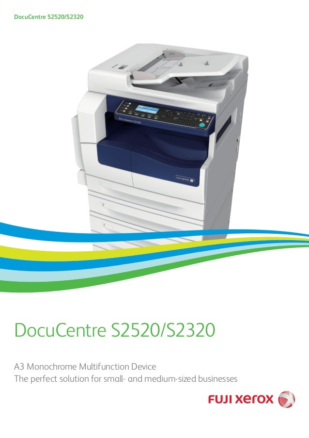 FUJI DOCUCENTRE S2520 WINDOWS 10 DRIVERS DOWNLOAD