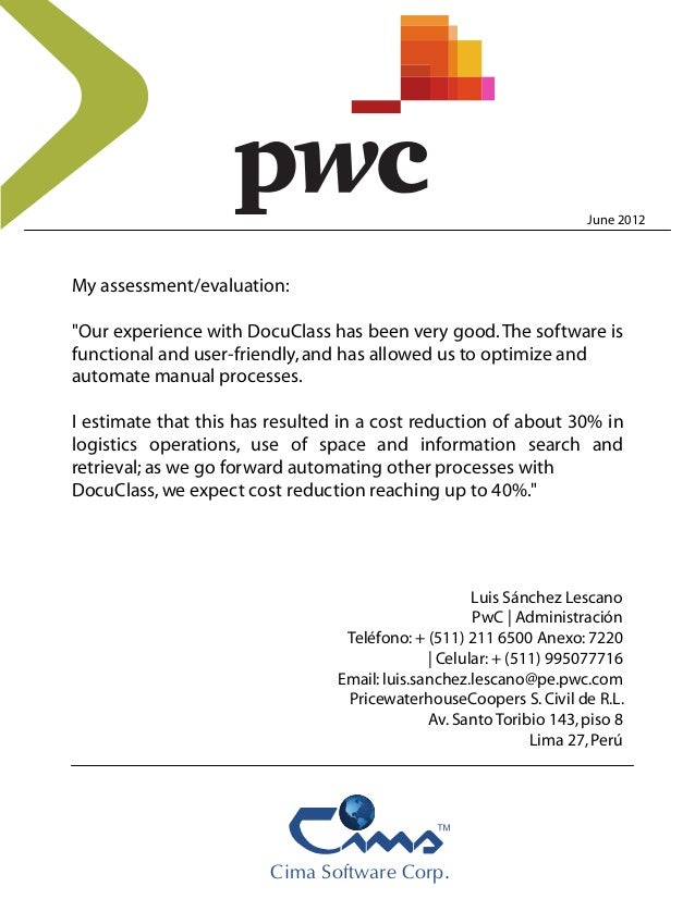 Pwc teléfono