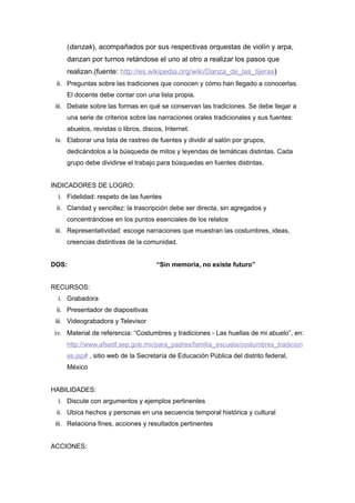 Nuestros mitos y leyendas están vivos