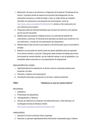 Nuestros mitos y leyendas están vivos