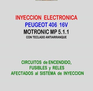 Documento sobre inyeccion Electronica