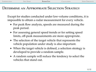 Spot Speed Study (Lab) | PDF