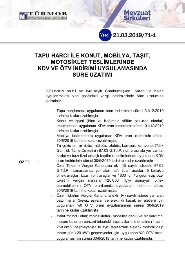 Mobilyada Kdv Indirimi 2019 Yilinda Devam Etmeli