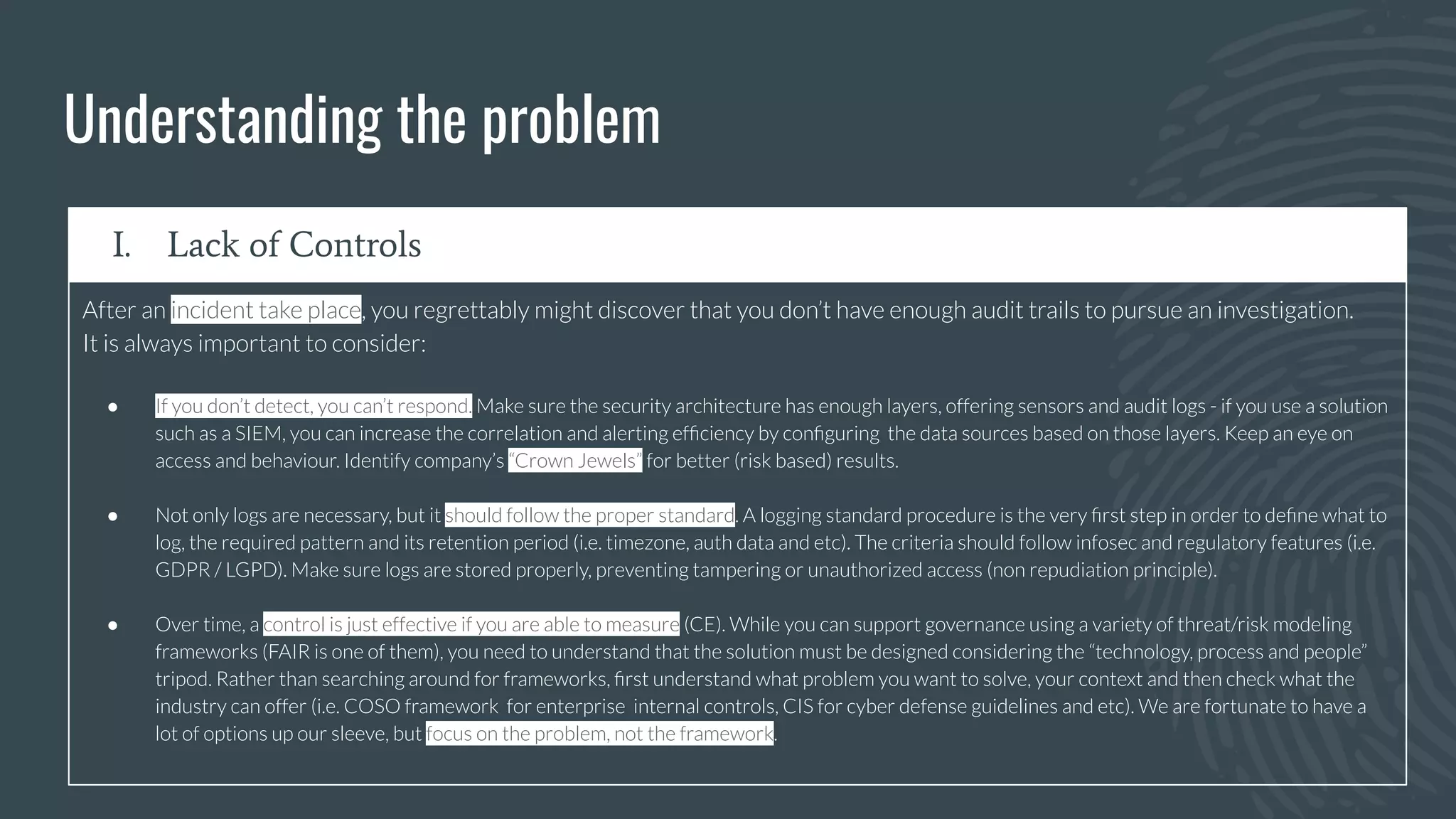 Key Investigation Aspects for Information Security | PDF