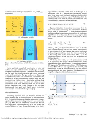 NUMERICAL SIMULATIONS OF HEAT AND MASS TRANSFER IN CONDENSING HEAT ...