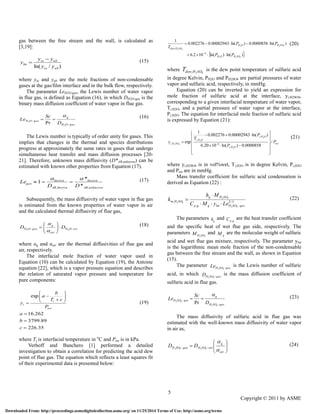 NUMERICAL SIMULATIONS OF HEAT AND MASS TRANSFER IN CONDENSING HEAT ...
