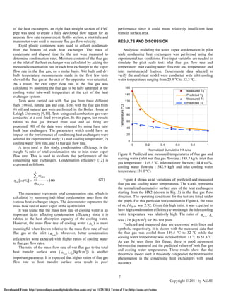 NUMERICAL SIMULATIONS OF HEAT AND MASS TRANSFER IN CONDENSING HEAT ...