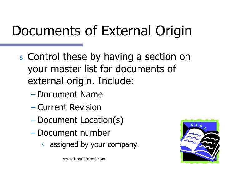 Document Control