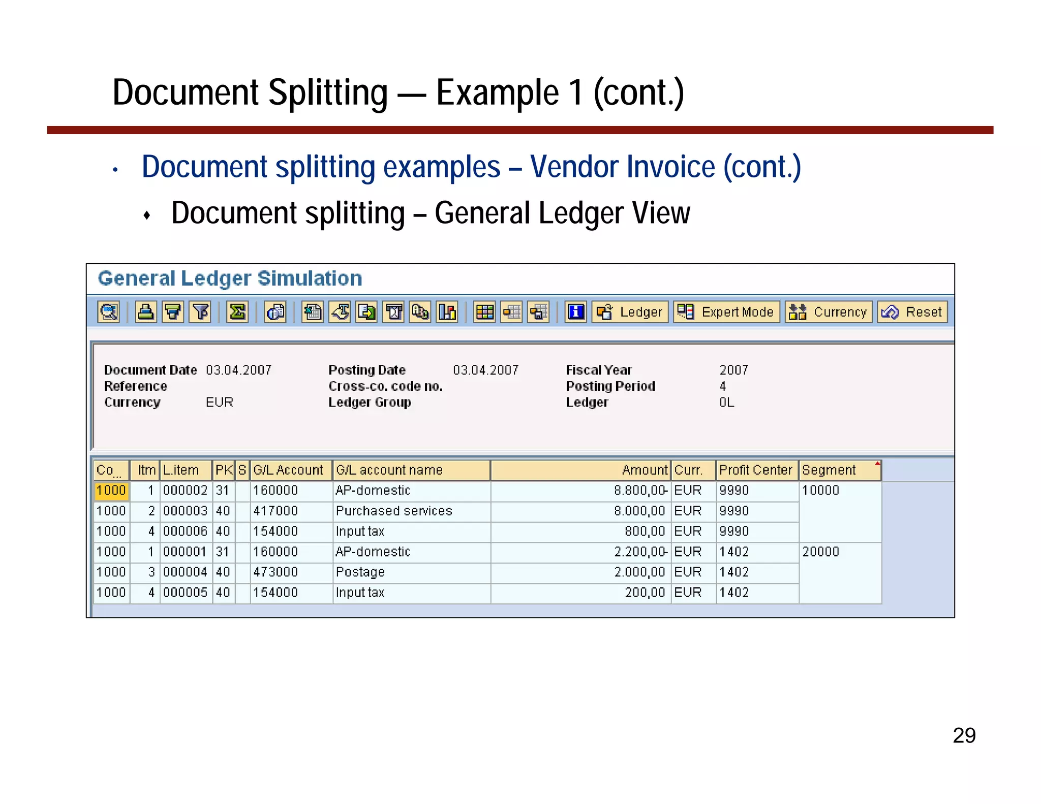 Document splitting-in-new-general-ledger | PDF