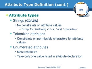 Document Type Definition | PPT