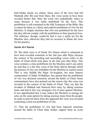 Historical Judgement on Interest Delivered in Supreme Court of Pakistan ...